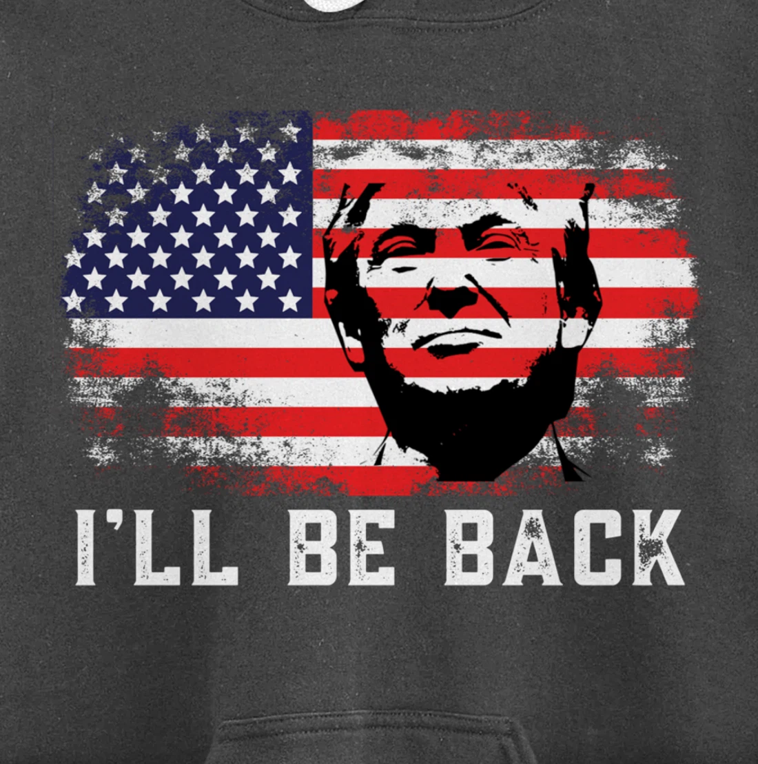 I'll be back Trump 2024 Pullover Hoodie
