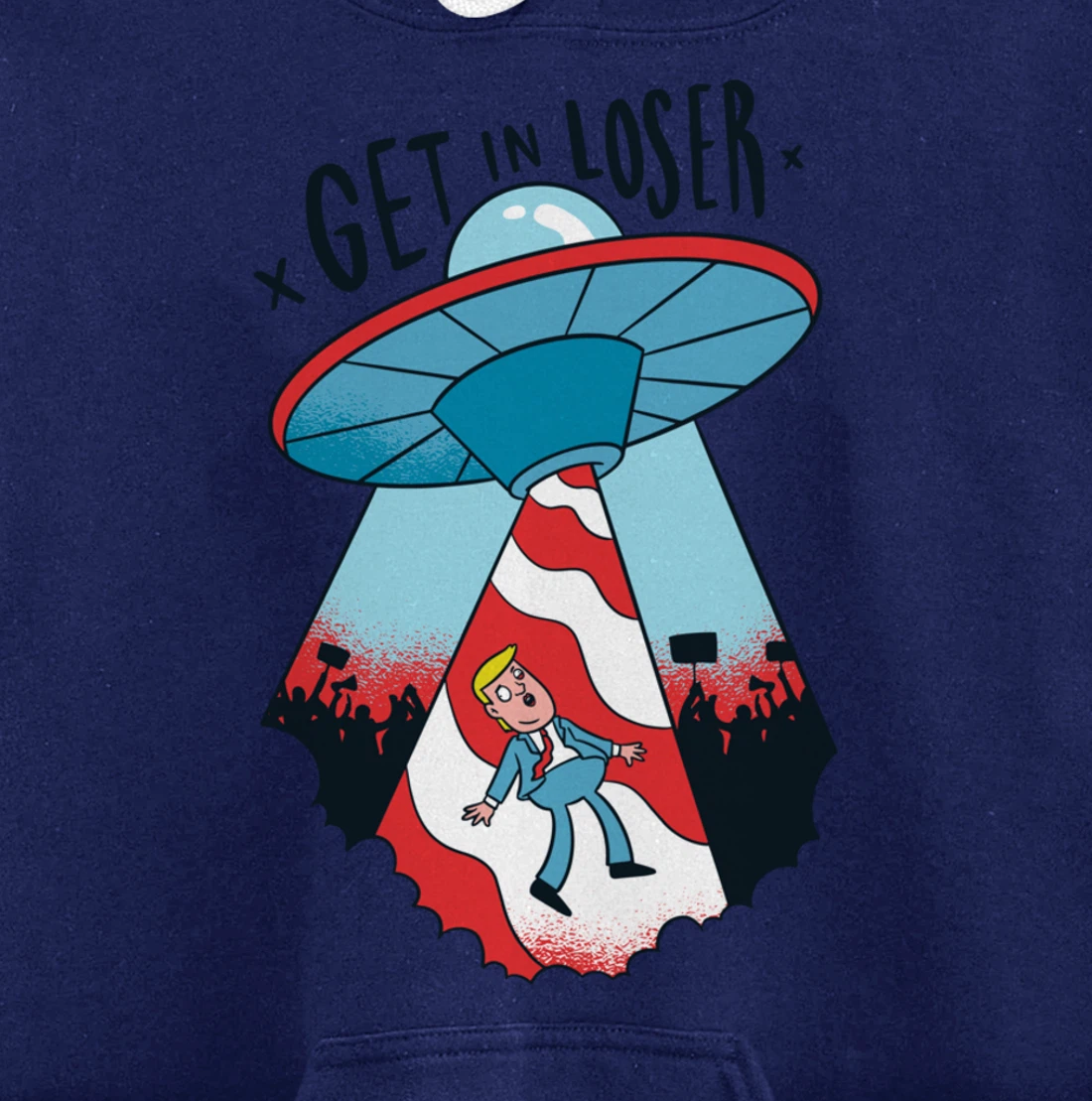 Donald Trump Abducted By Aliens Pullover Hoodie