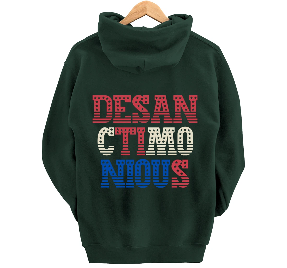 DeSanctimonious DeSantis Florida Governor President Trump Pullover Hoodie
