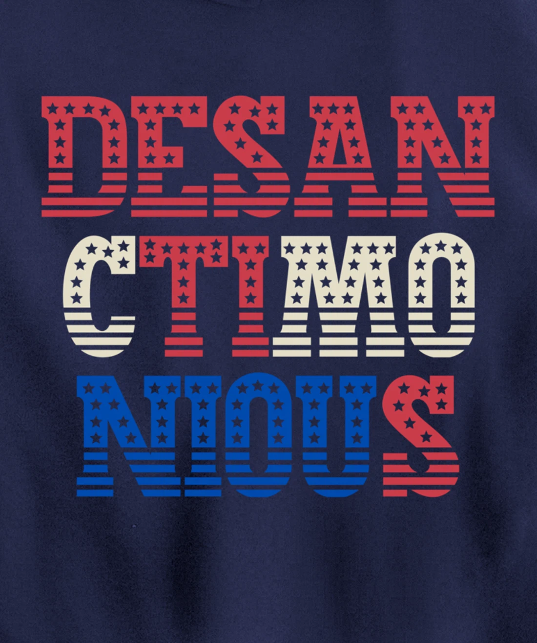 DeSanctimonious DeSantis Florida Governor President Trump Pullover Hoodie