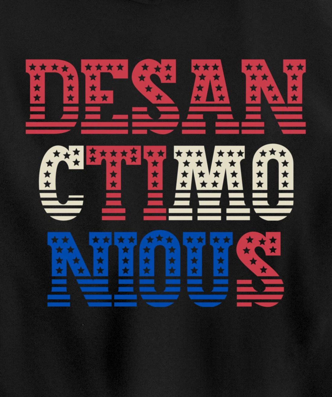 DeSanctimonious DeSantis Florida Governor President Trump Pullover Hoodie