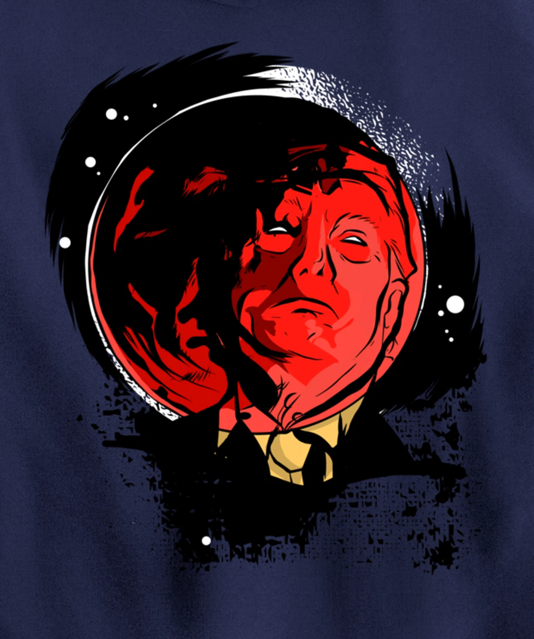 Bloody scary creepy spooky trump Pullover Hoodie