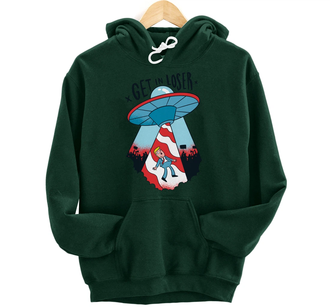 Donald Trump Abducted By Aliens Pullover Hoodie