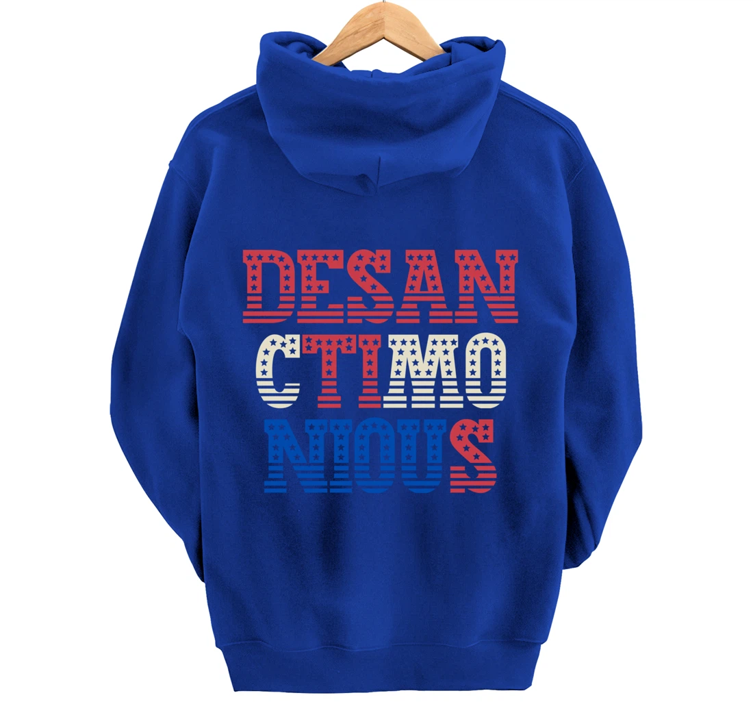 DeSanctimonious DeSantis Florida Governor President Trump Pullover Hoodie