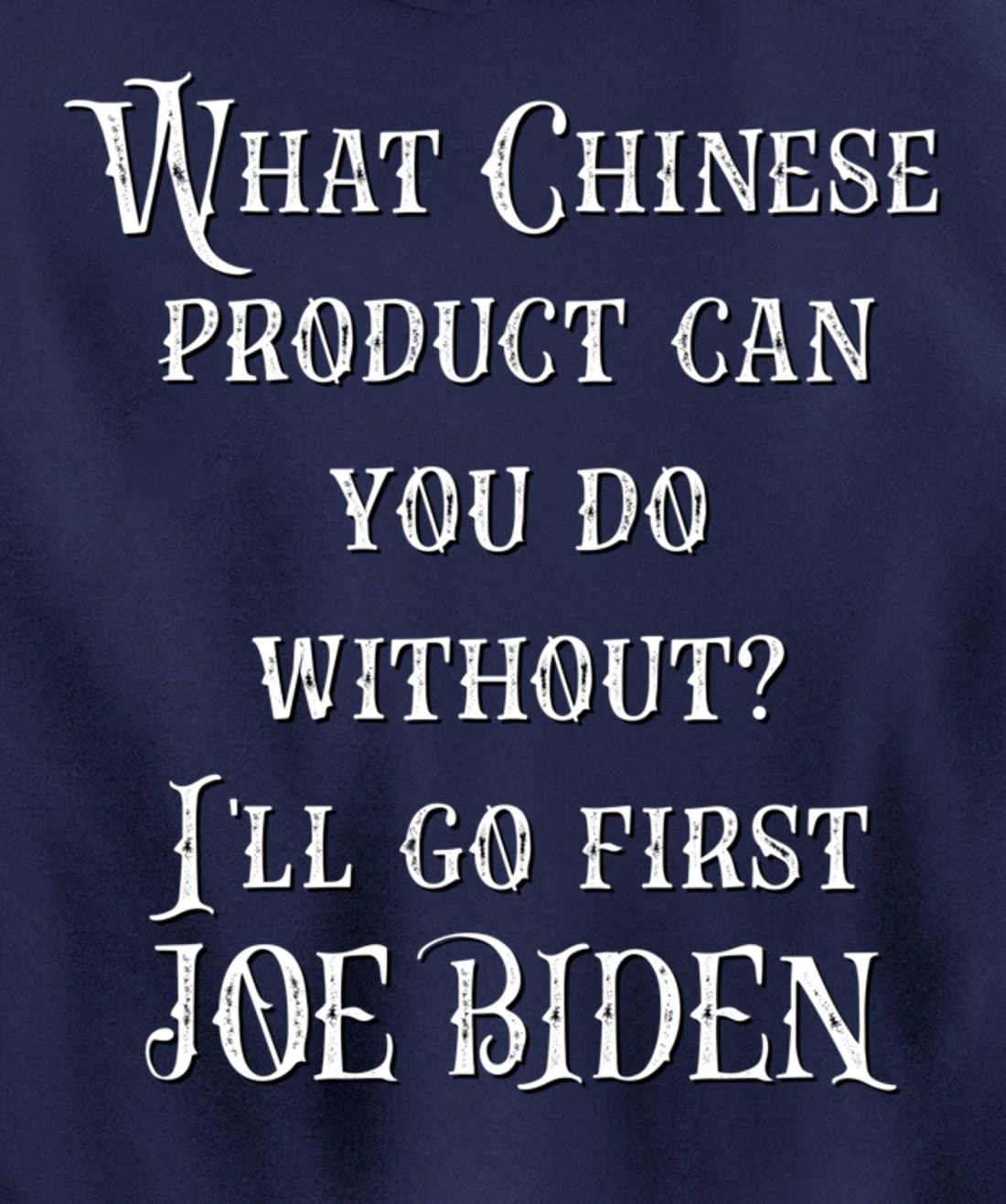 Christmas Biden Funny Republican Political Sarcasm Trump Pullover Hoodie