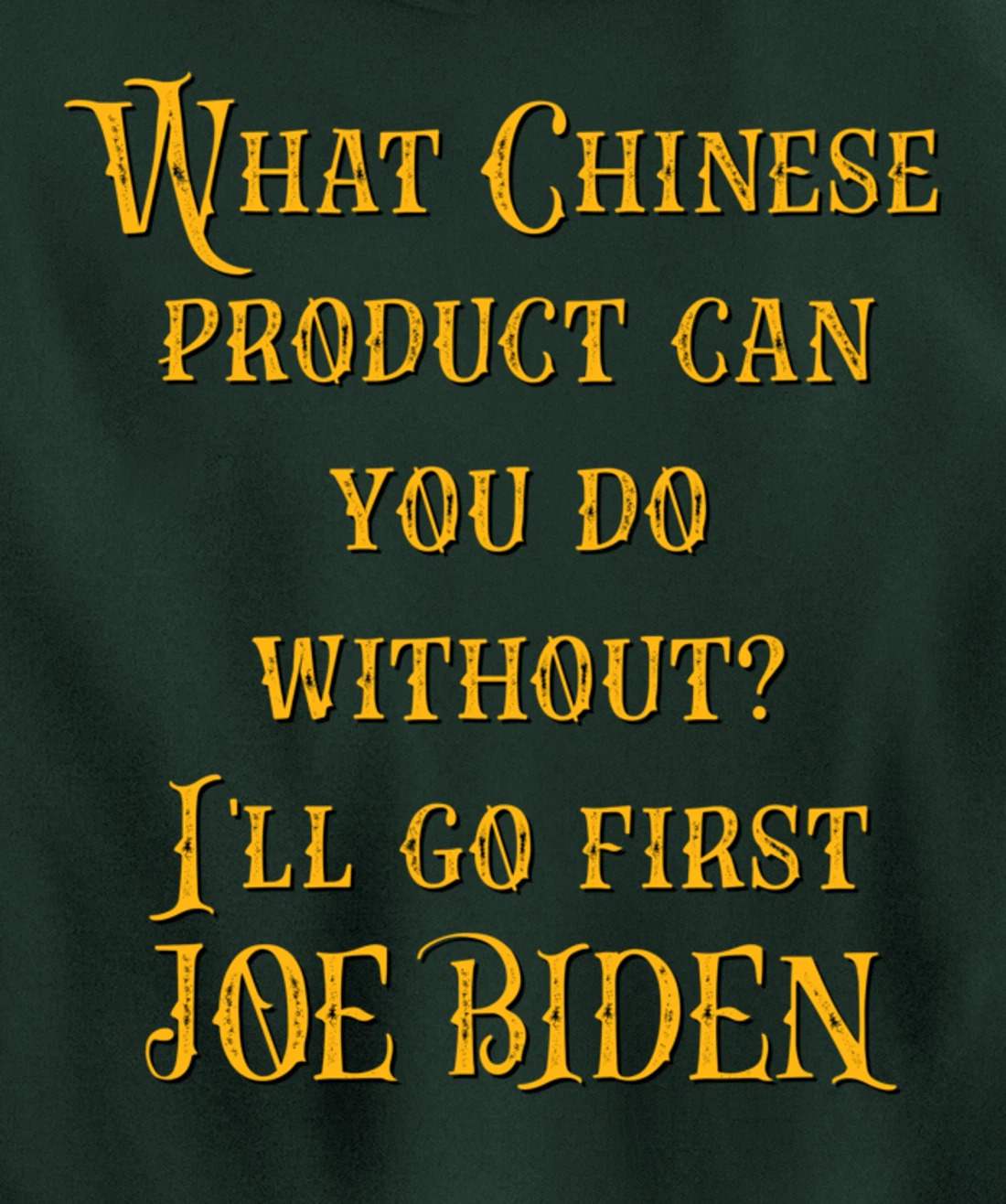 Christmas Biden Funny Republican Political Sarcasm Trump Pullover Hoodie