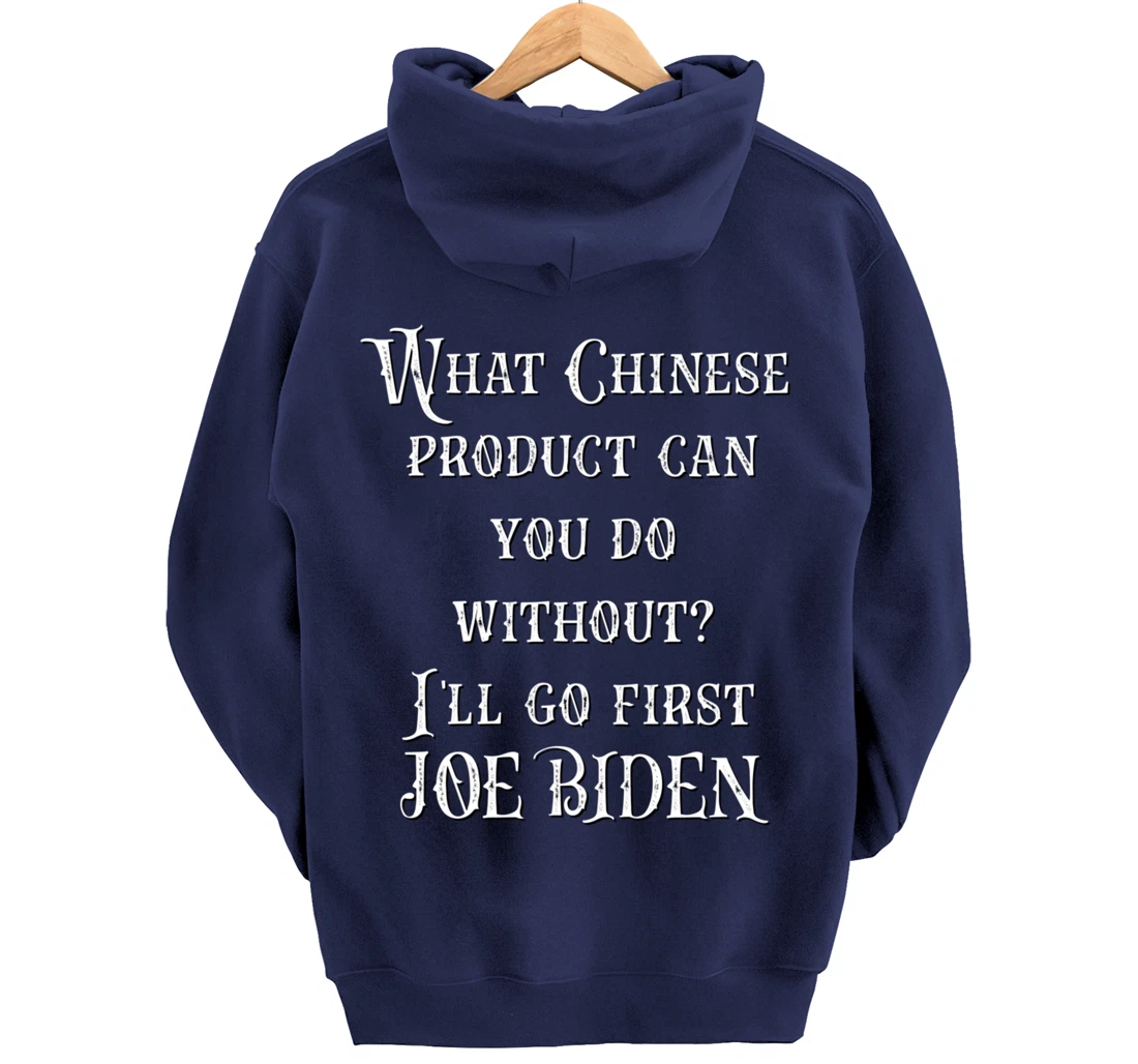 Christmas Biden Funny Republican Political Sarcasm Trump Pullover Hoodie