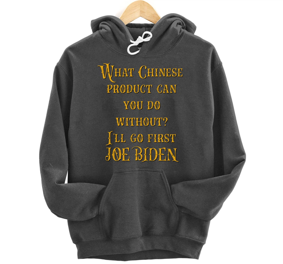 Christmas Biden Funny Republican Political Sarcasm Trump Pullover Hoodie