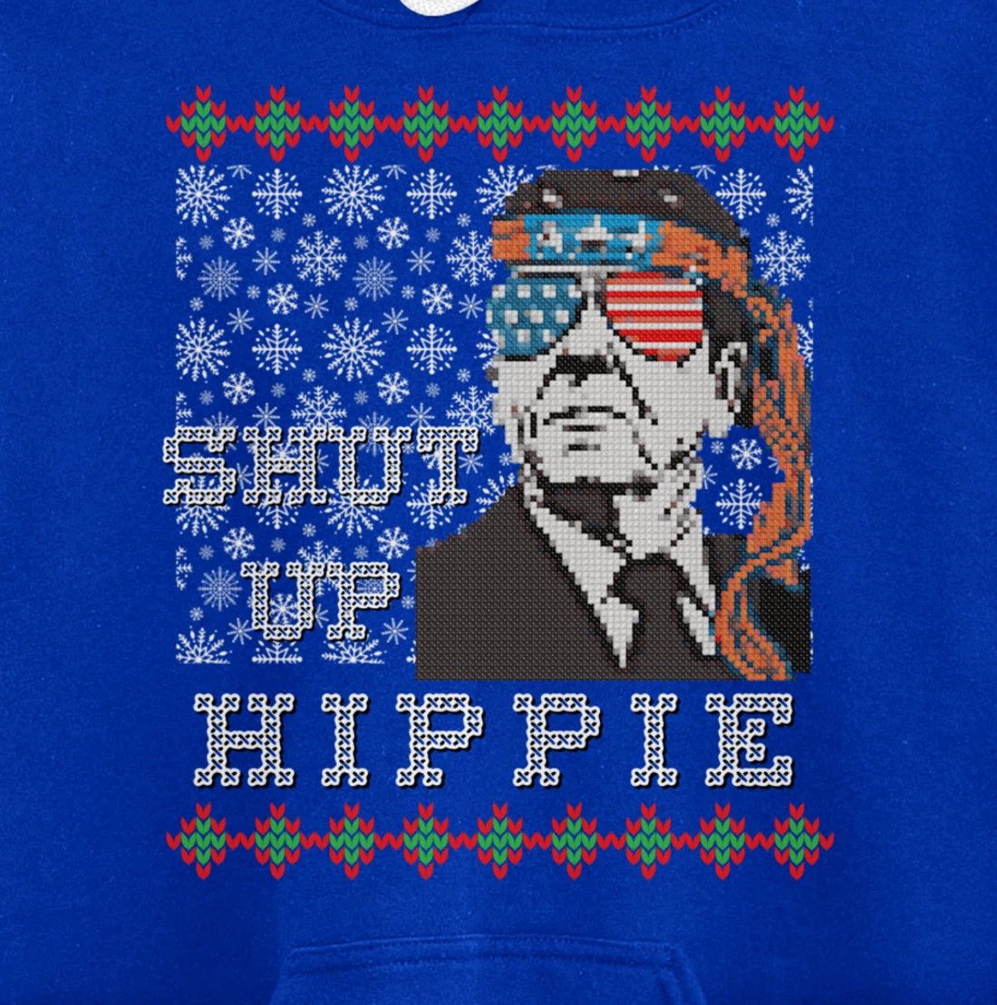 Christmas Biden Funny Republican Political Sarcasm Trump Pullover Hoodie