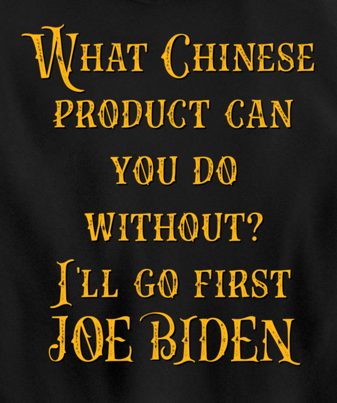 Christmas Biden Funny Republican Political Sarcasm Trump Pullover Hoodie