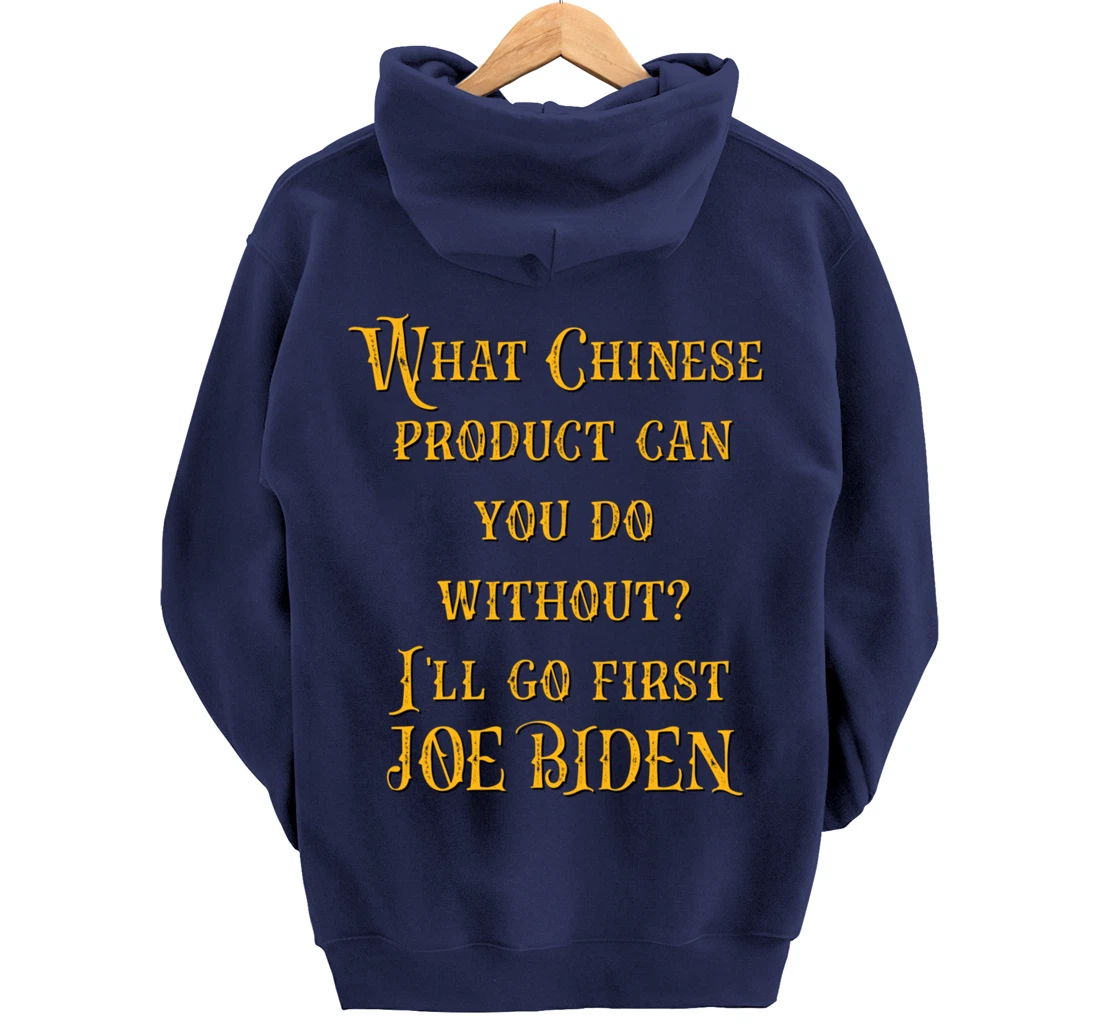 Christmas Biden Funny Republican Political Sarcasm Trump Pullover Hoodie