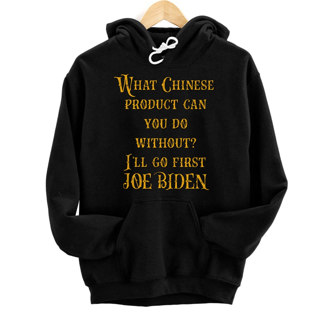 Christmas Biden Funny Republican Political Sarcasm Trump Pullover Hoodie