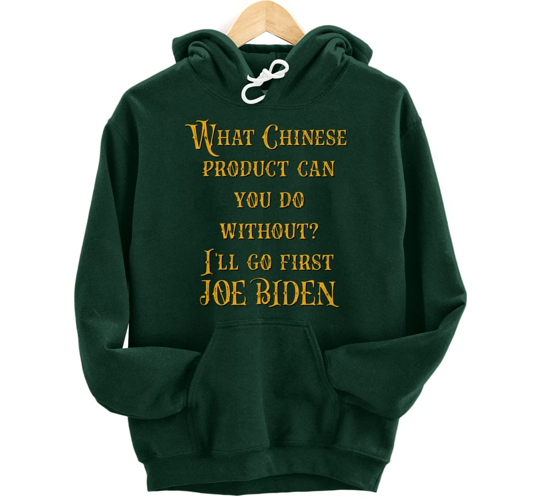 Christmas Biden Funny Republican Political Sarcasm Trump Pullover Hoodie