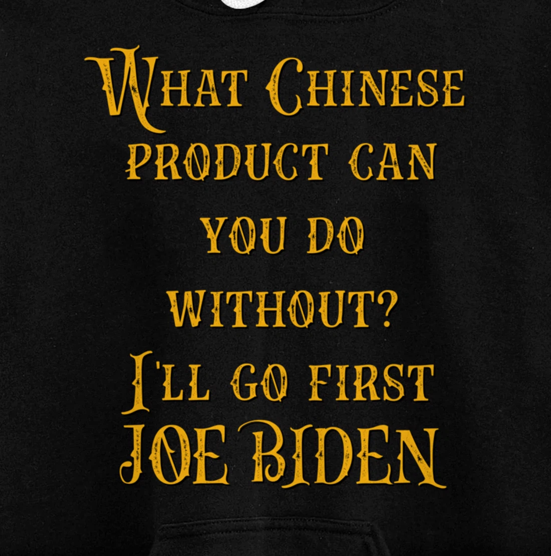 Christmas Biden Funny Republican Political Sarcasm Trump Pullover Hoodie