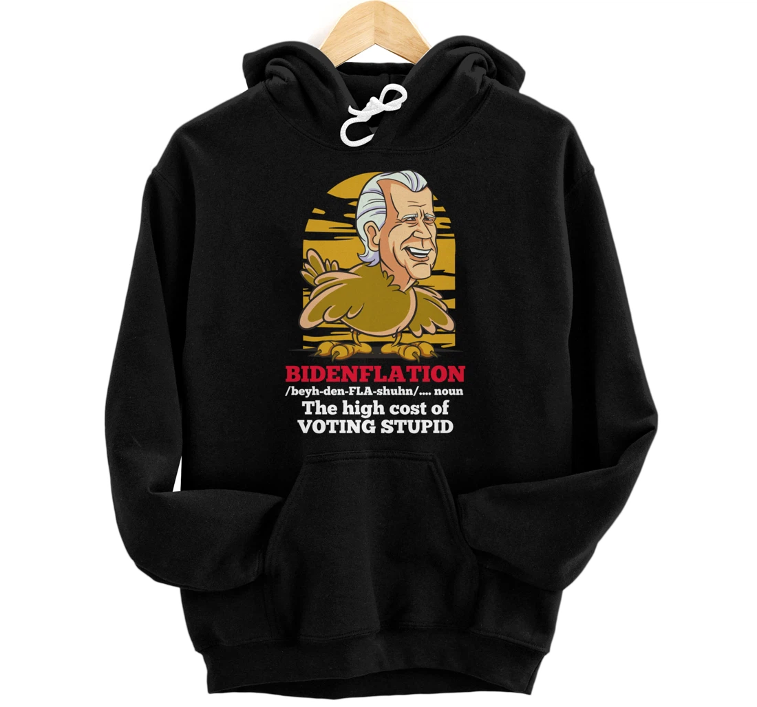 Christmas Biden Funny Republican Political Sarcasm Trump Pullover Hoodie