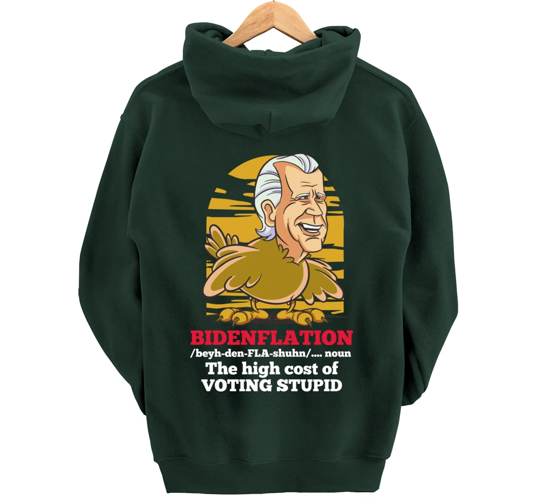 Christmas Biden Funny Republican Political Sarcasm Trump Pullover Hoodie