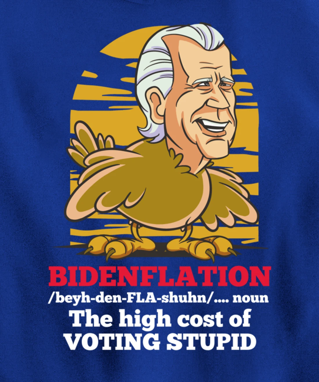 Christmas Biden Funny Republican Political Sarcasm Trump Pullover Hoodie