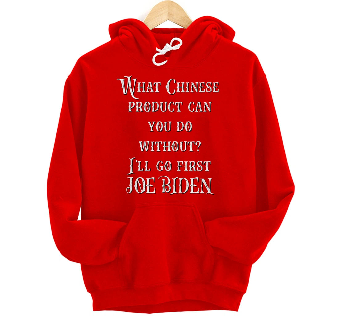 Christmas Biden Funny Republican Political Sarcasm Trump Pullover Hoodie