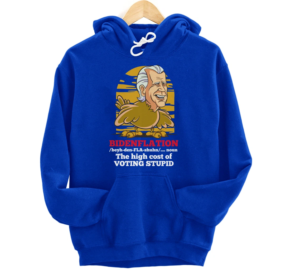 Christmas Biden Funny Republican Political Sarcasm Trump Pullover Hoodie