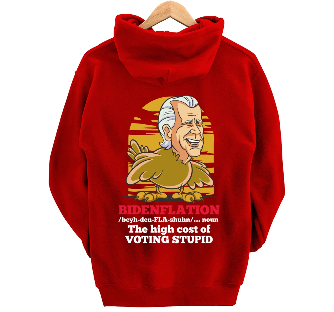 Christmas Biden Funny Republican Political Sarcasm Trump Pullover Hoodie