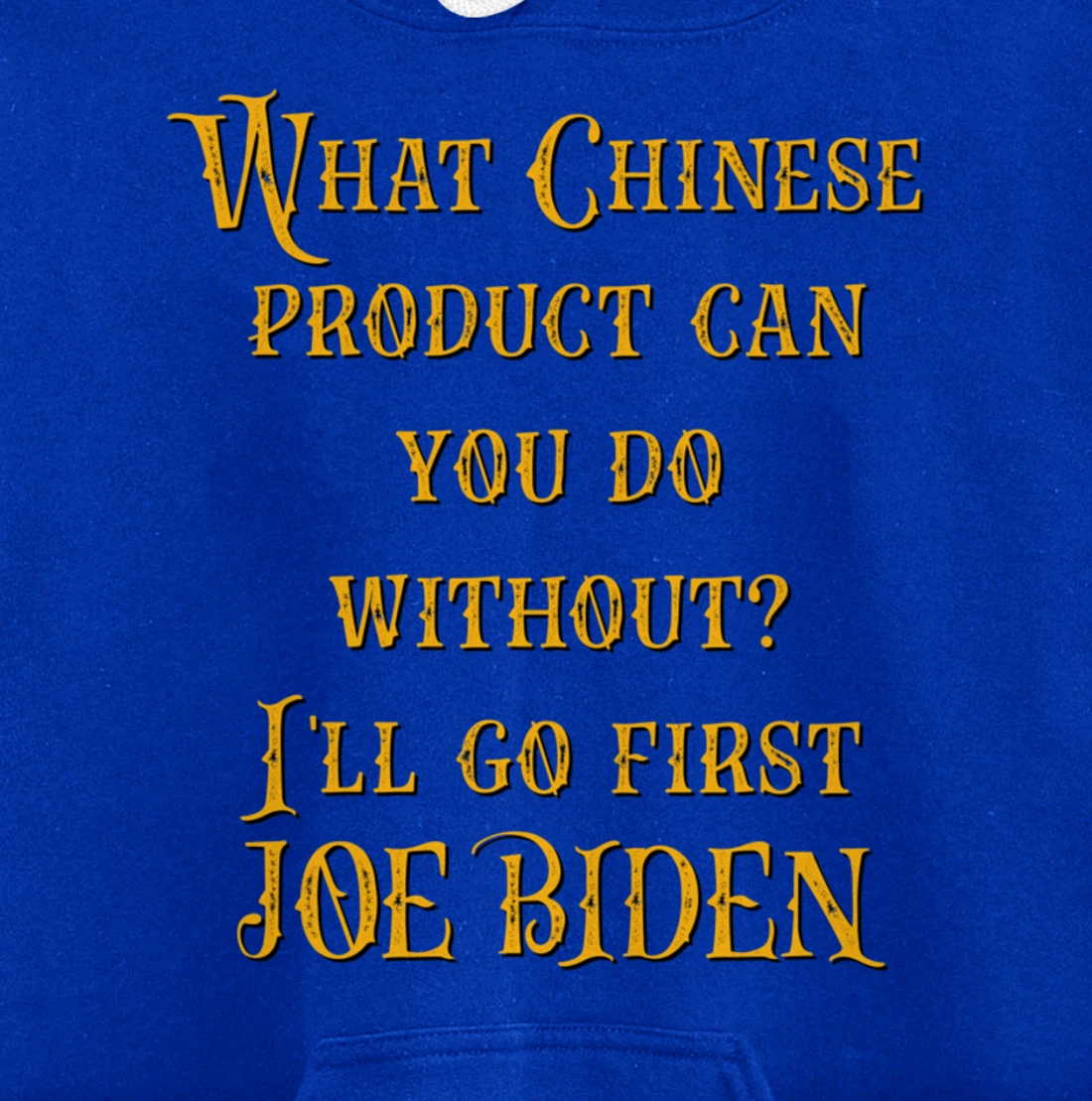 Christmas Biden Funny Republican Political Sarcasm Trump Pullover Hoodie