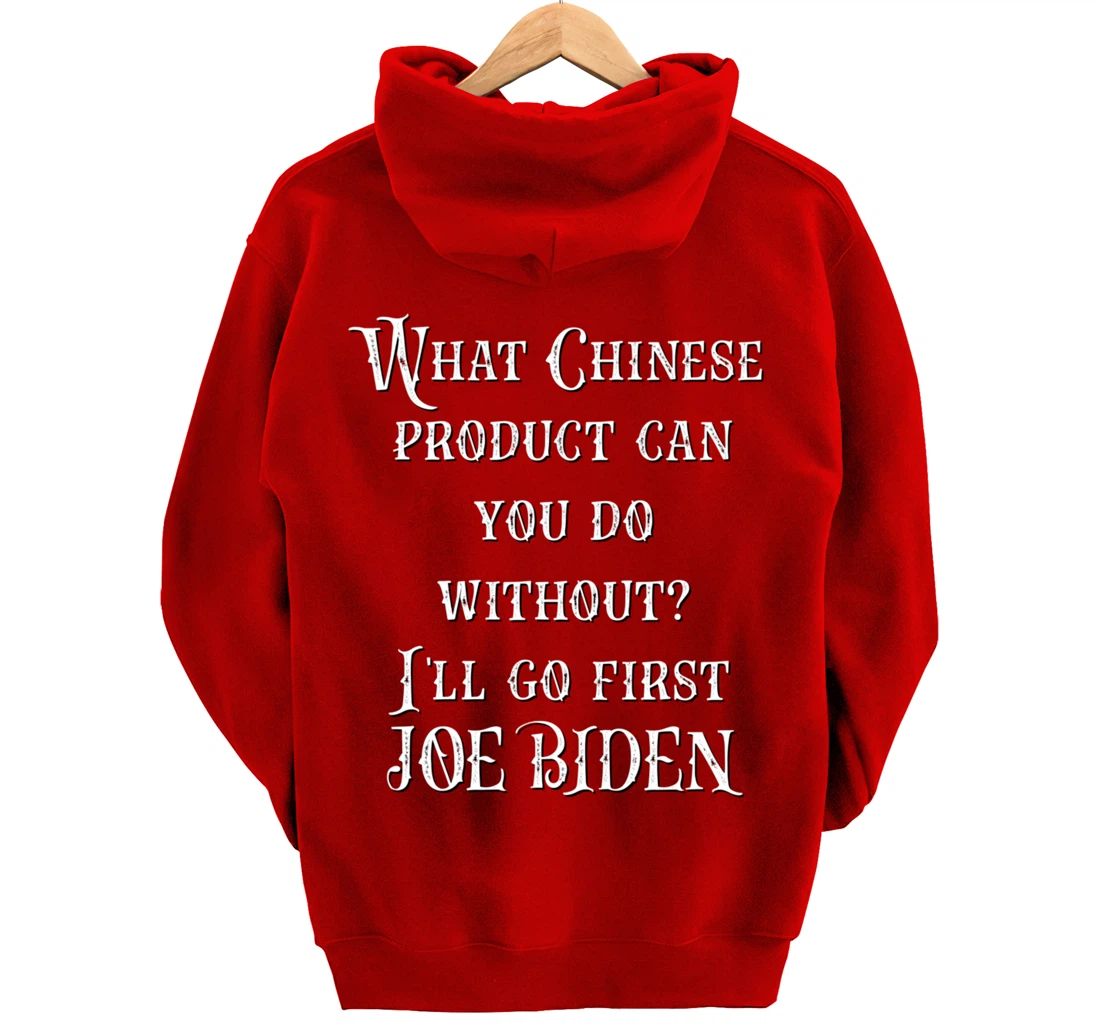 Christmas Biden Funny Republican Political Sarcasm Trump Pullover Hoodie