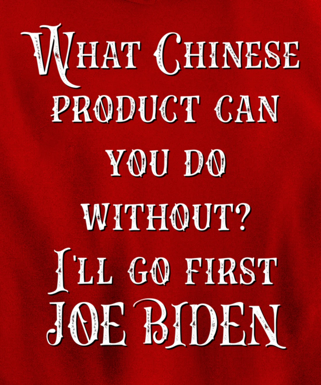 Christmas Biden Funny Republican Political Sarcasm Trump Pullover Hoodie