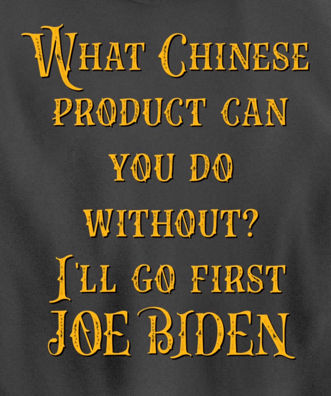 Christmas Biden Funny Republican Political Sarcasm Trump Pullover Hoodie