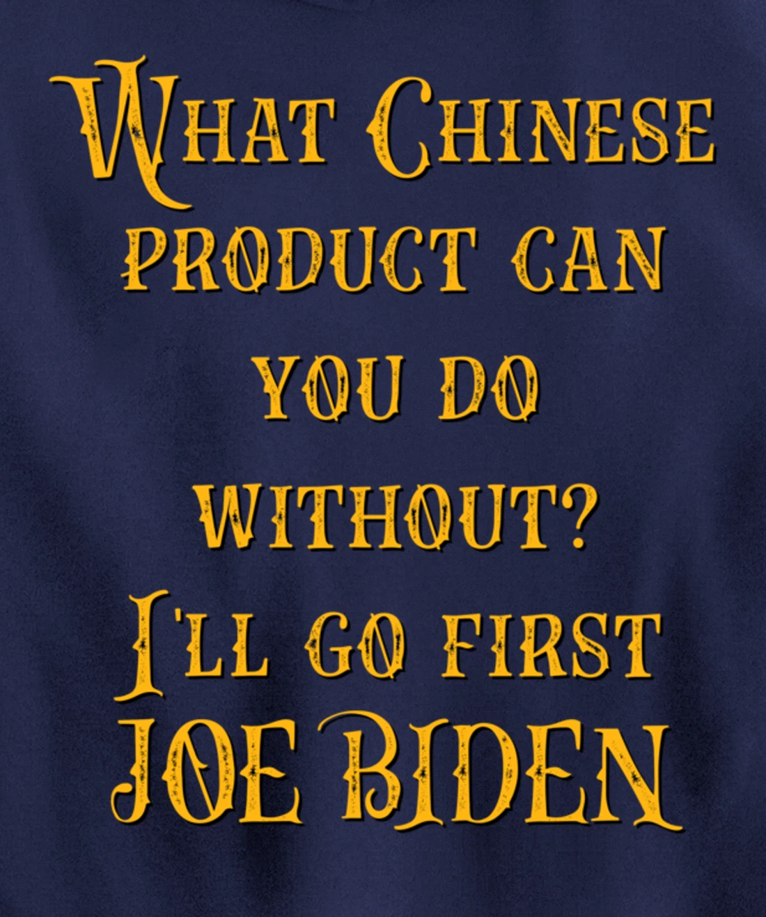 Christmas Biden Funny Republican Political Sarcasm Trump Pullover Hoodie