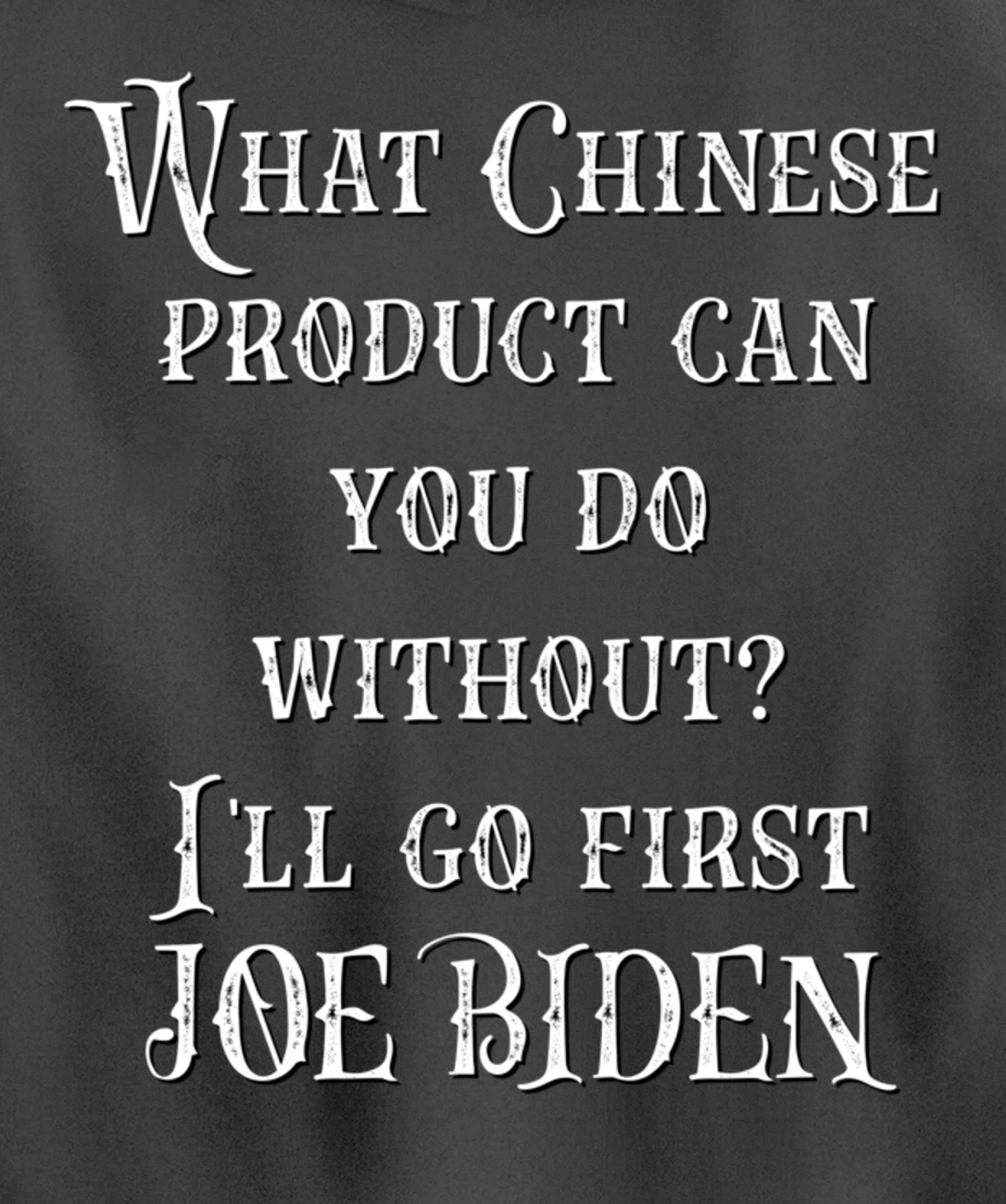 Christmas Biden Funny Republican Political Sarcasm Trump Pullover Hoodie