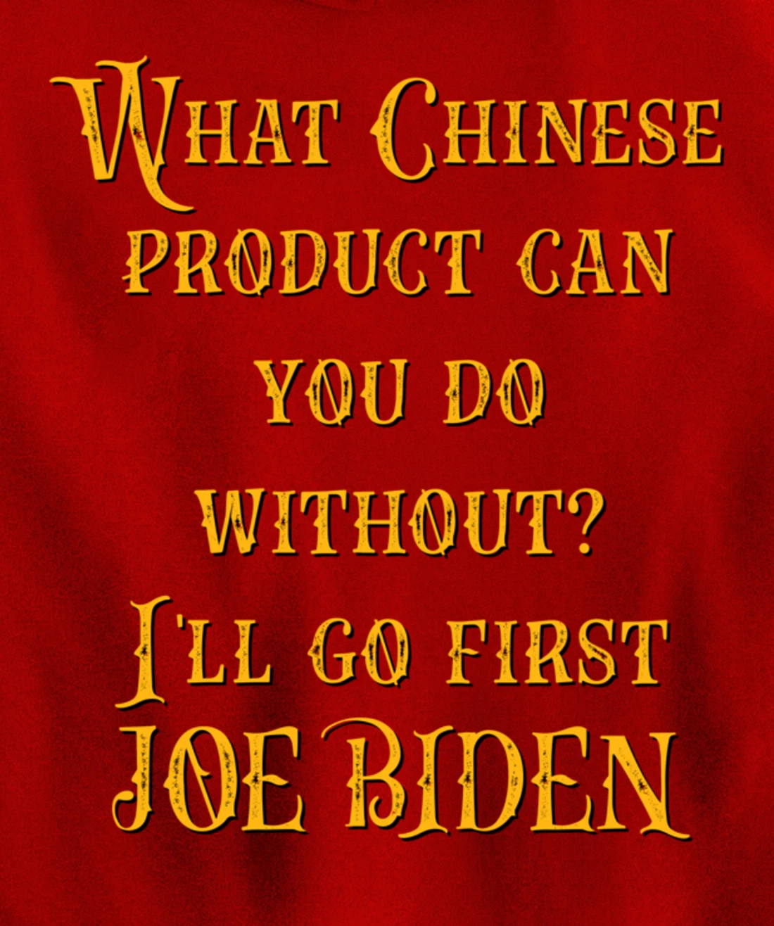 Christmas Biden Funny Republican Political Sarcasm Trump Pullover Hoodie