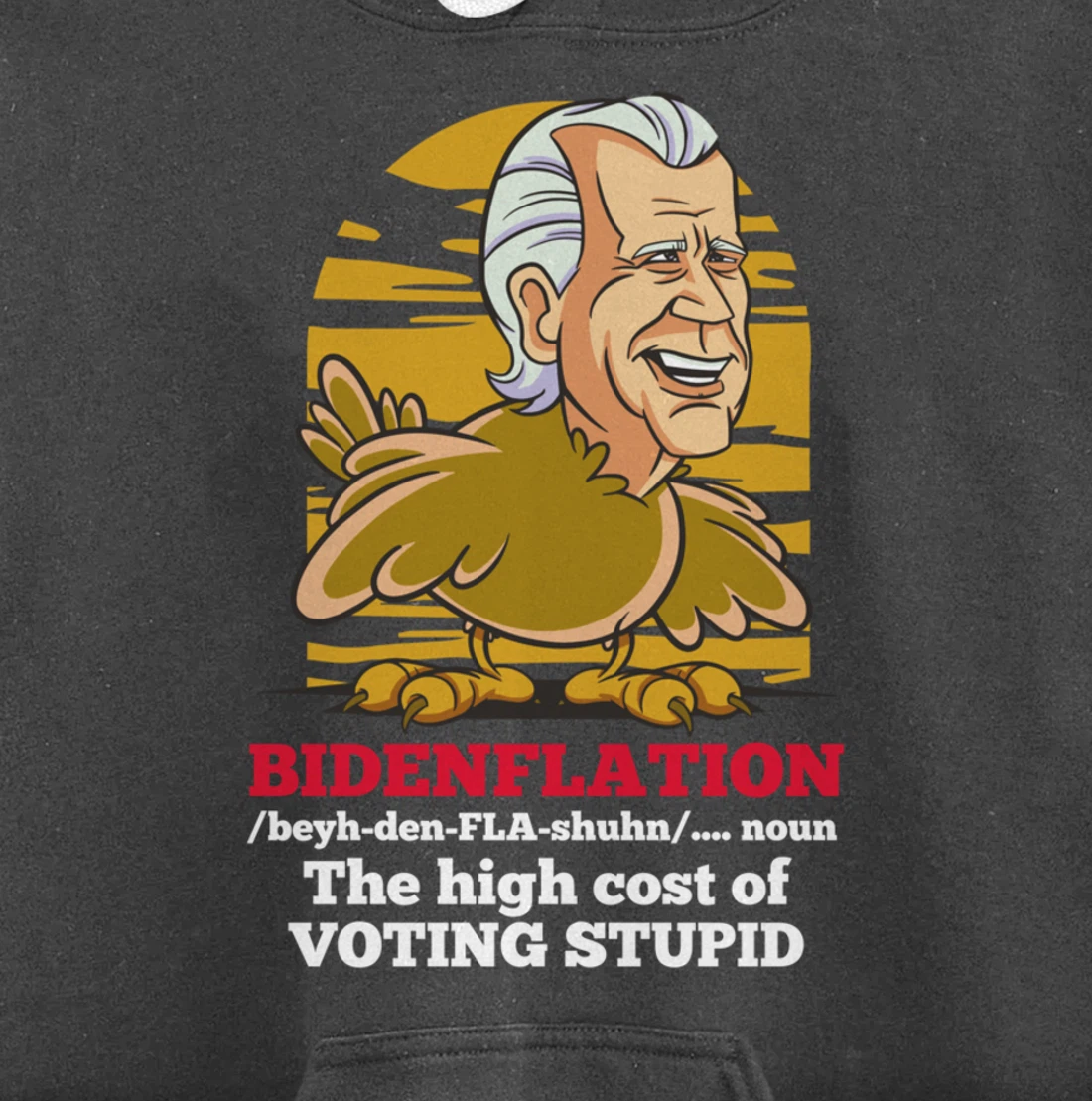 Christmas Biden Funny Republican Political Sarcasm Trump Pullover Hoodie