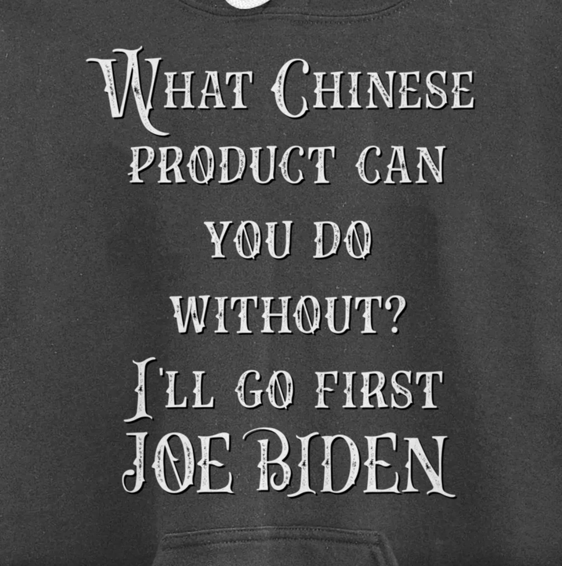 Christmas Biden Funny Republican Political Sarcasm Trump Pullover Hoodie