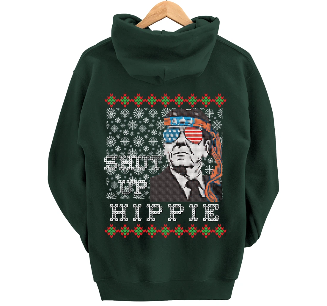 Christmas Biden Funny Republican Political Sarcasm Trump Pullover Hoodie