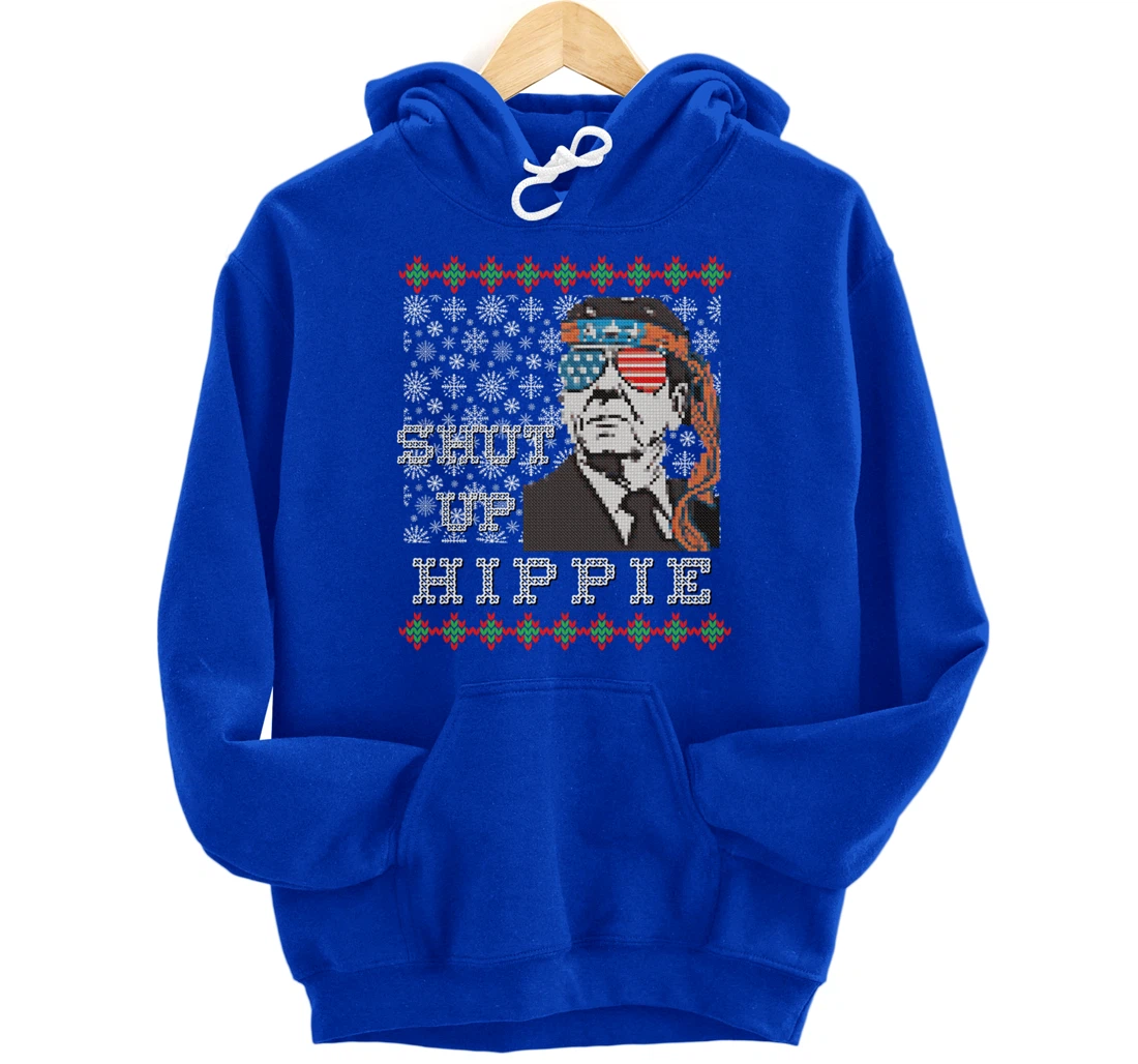 Christmas Biden Funny Republican Political Sarcasm Trump Pullover Hoodie