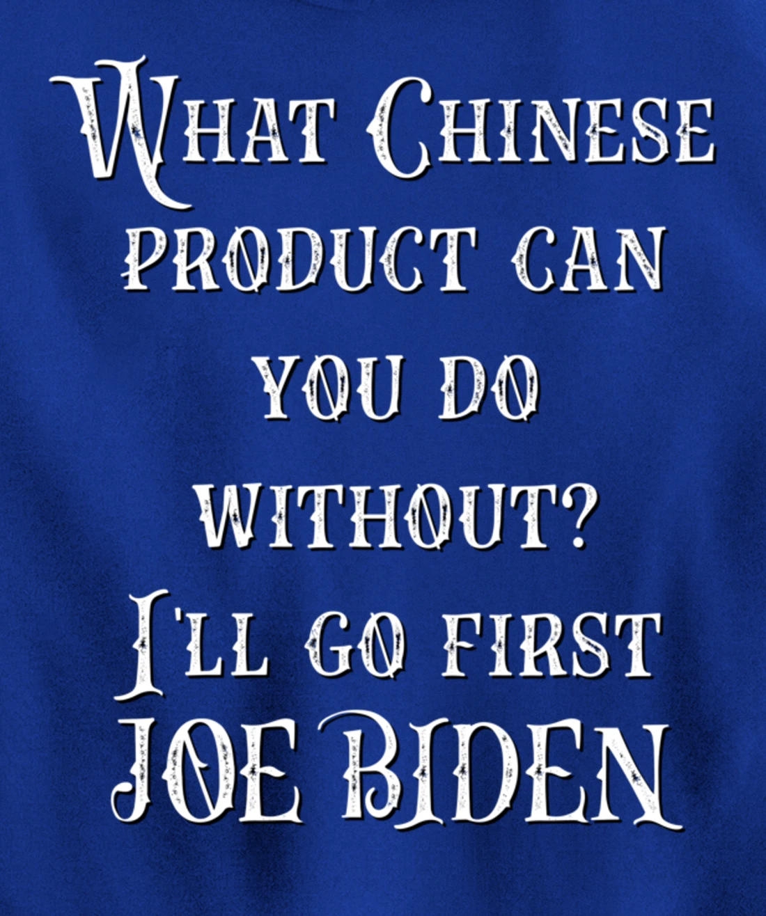 Christmas Biden Funny Republican Political Sarcasm Trump Pullover Hoodie