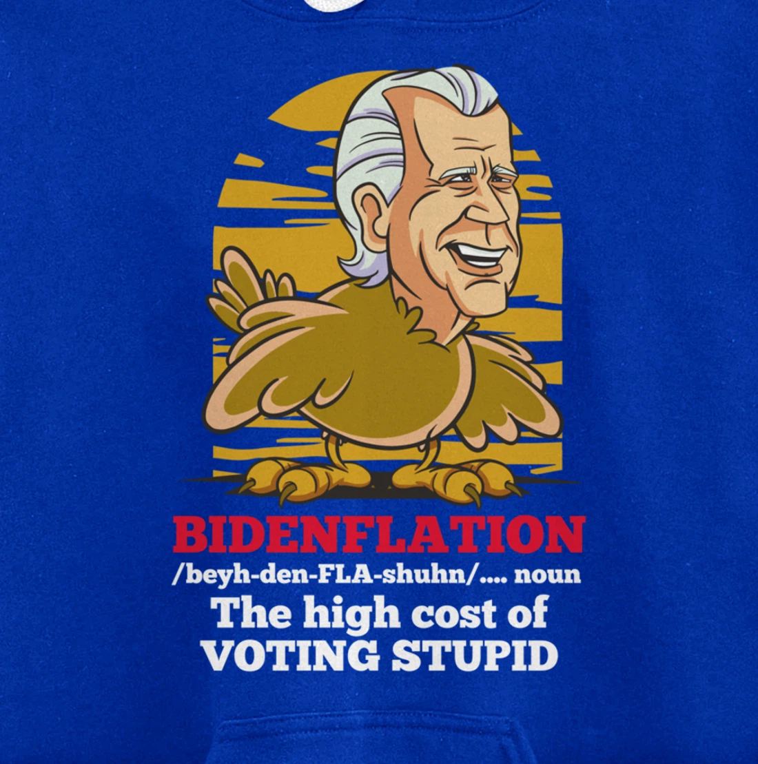 Christmas Biden Funny Republican Political Sarcasm Trump Pullover Hoodie