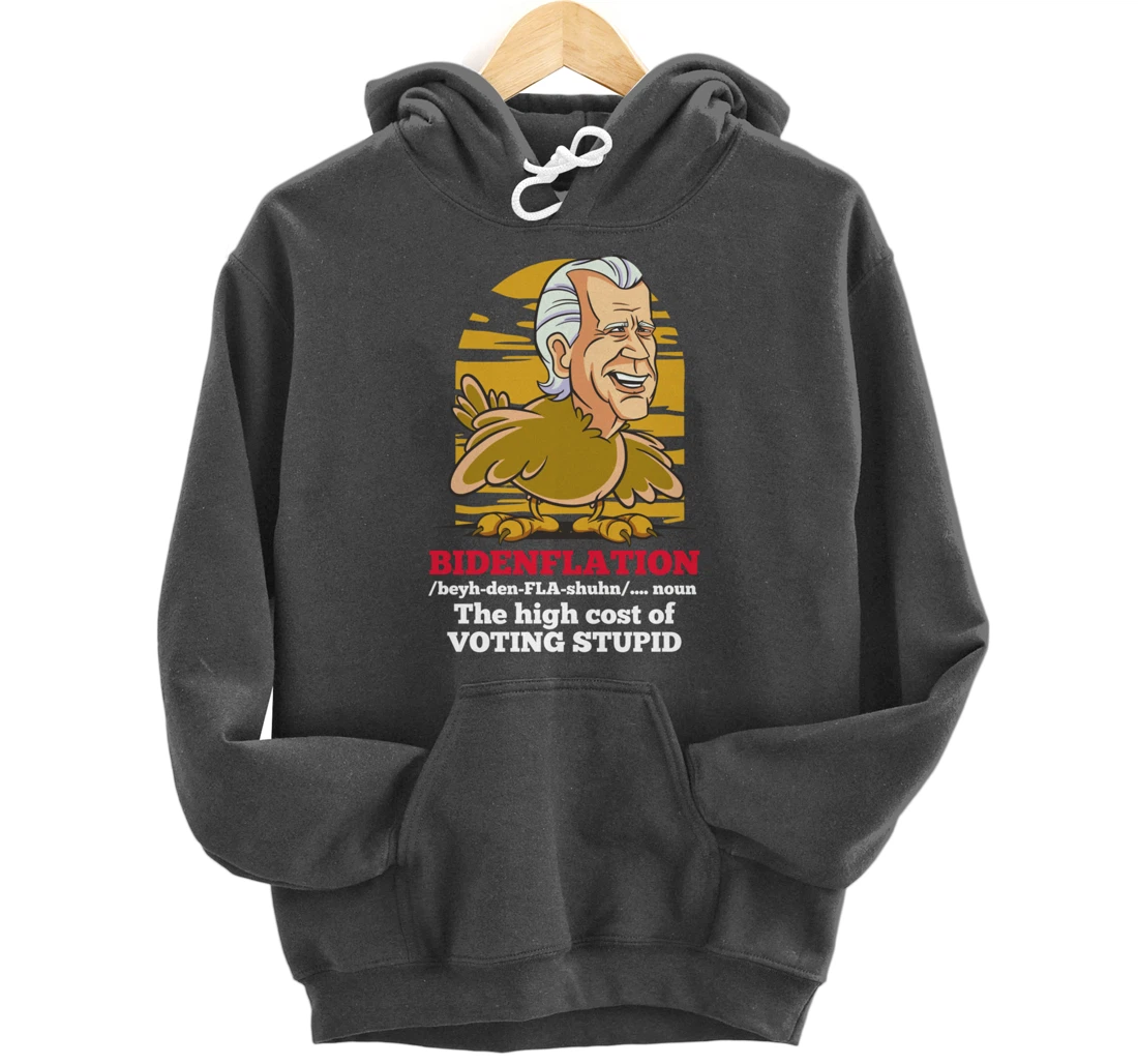 Christmas Biden Funny Republican Political Sarcasm Trump Pullover Hoodie