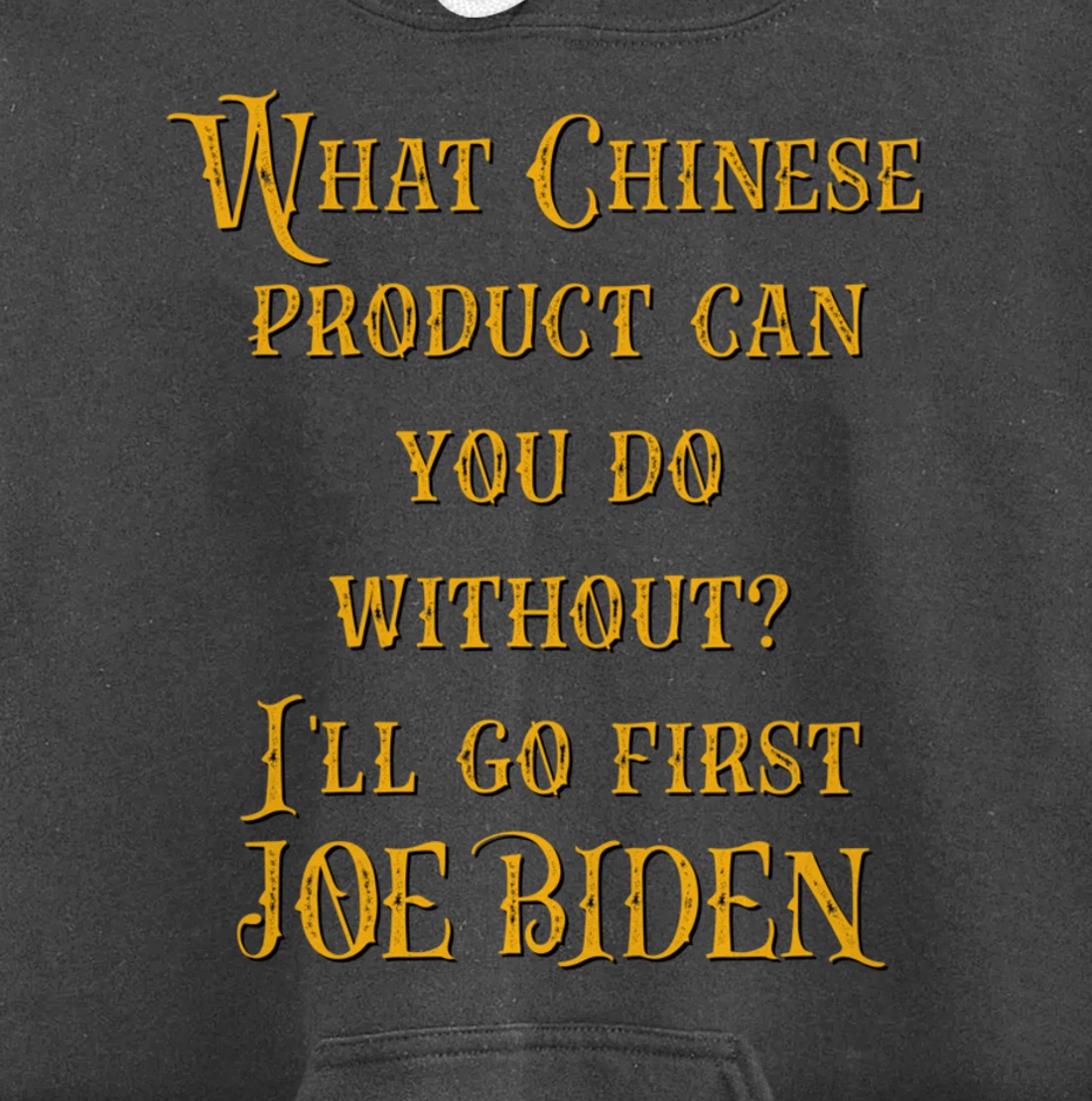 Christmas Biden Funny Republican Political Sarcasm Trump Pullover Hoodie