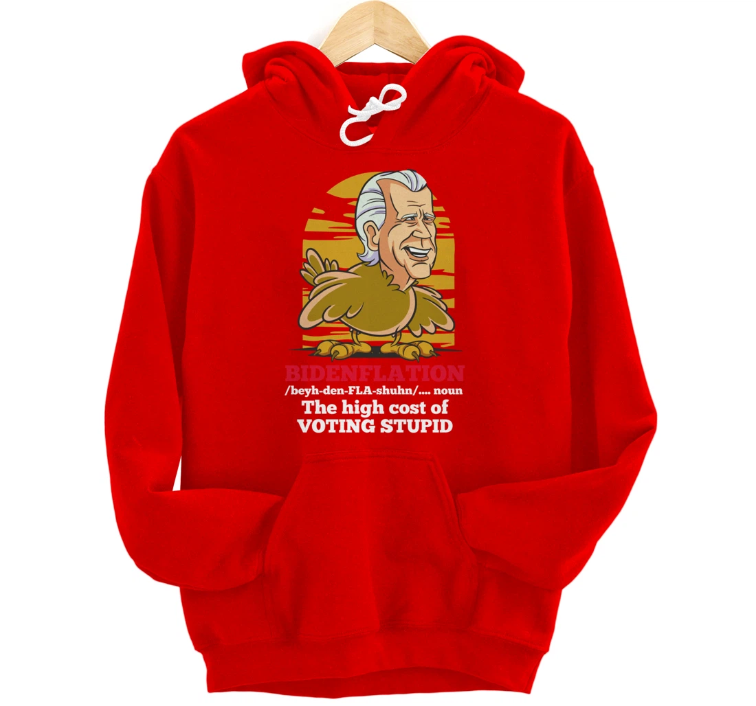 Christmas Biden Funny Republican Political Sarcasm Trump Pullover Hoodie