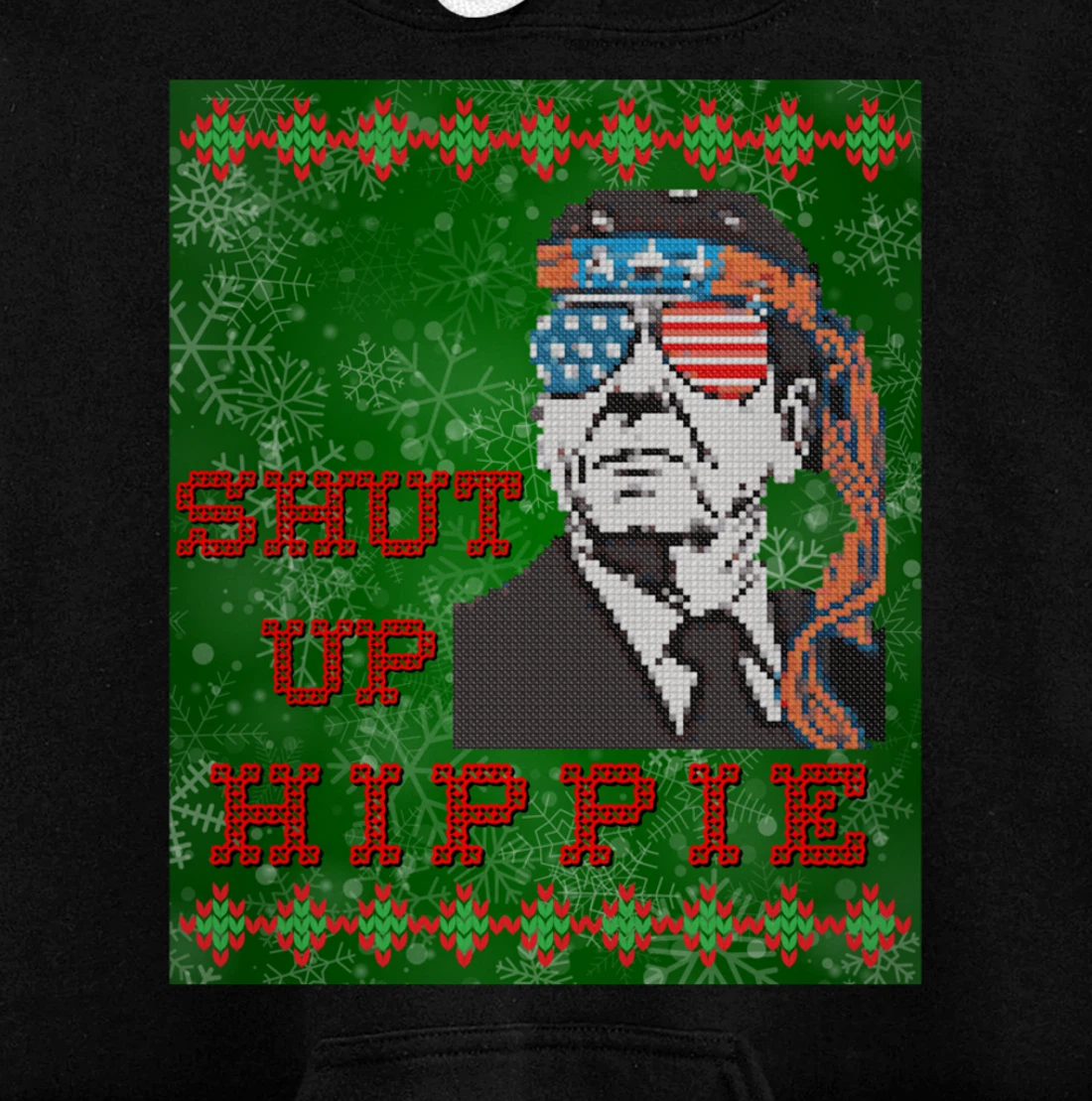 Christmas Biden Funny Republican Political Sarcasm Trump Pullover Hoodie