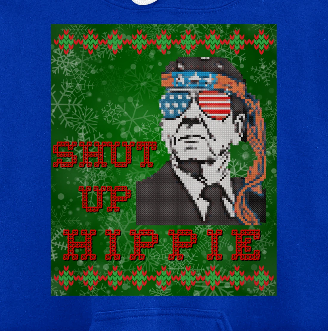 Christmas Biden Funny Republican Political Sarcasm Trump Pullover Hoodie