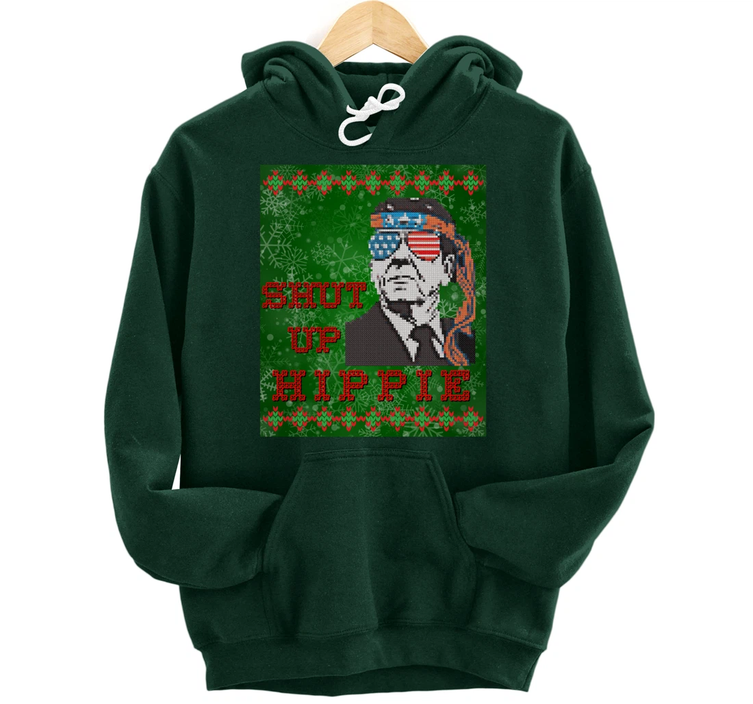 Christmas Biden Funny Republican Political Sarcasm Trump Pullover Hoodie