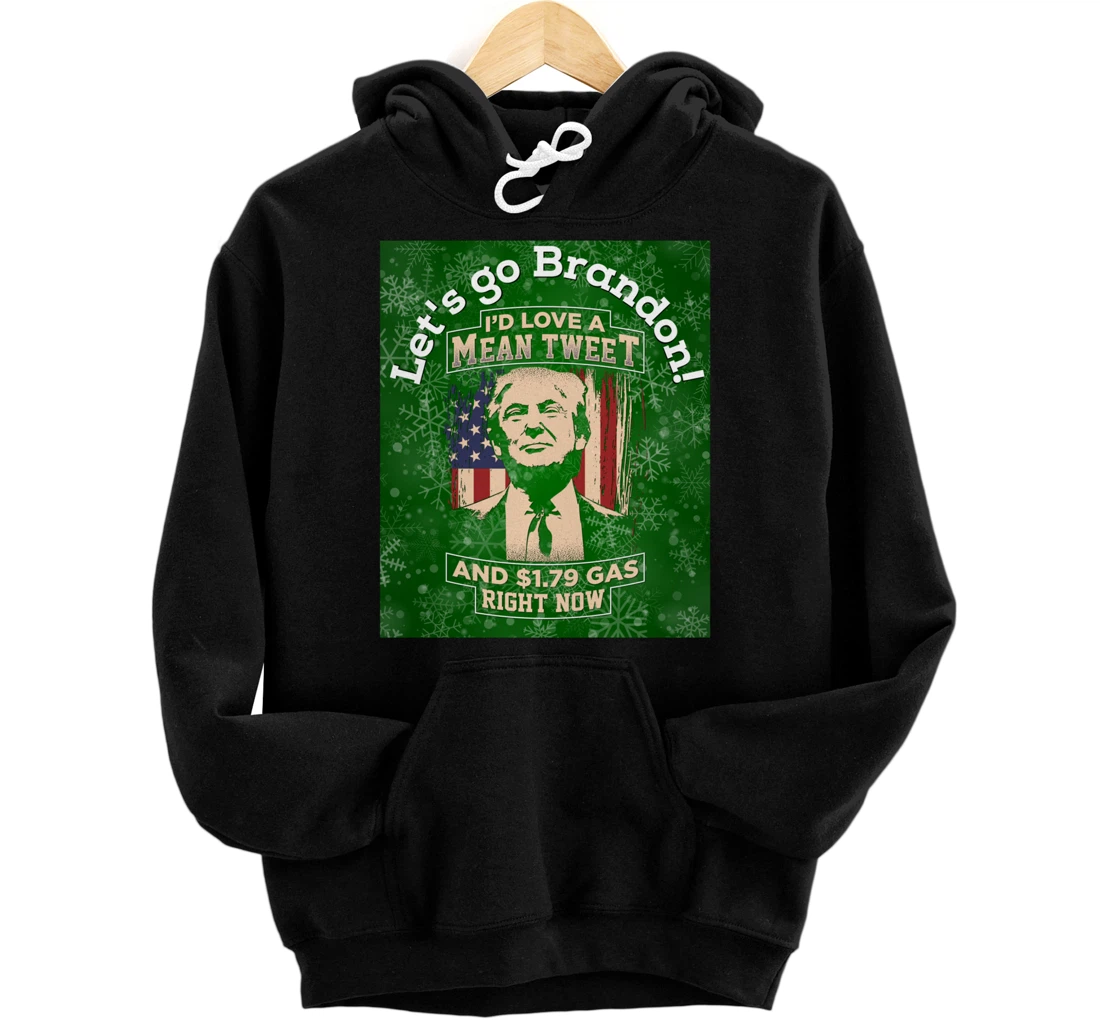 Christmas Biden Funny Republican Political Sarcasm Trump Pullover Hoodie