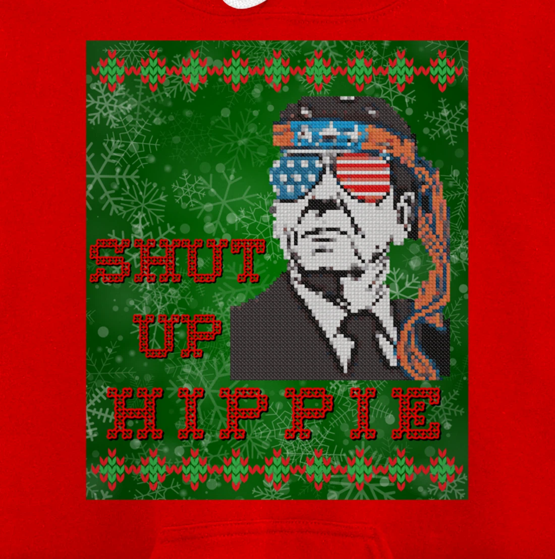 Christmas Biden Funny Republican Political Sarcasm Trump Pullover Hoodie