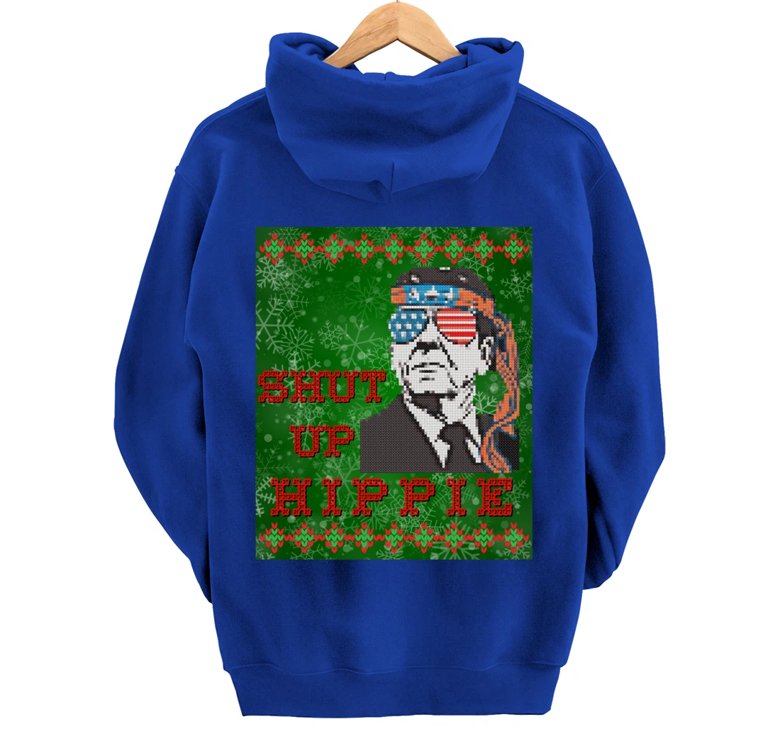 Christmas Biden Funny Republican Political Sarcasm Trump Pullover Hoodie