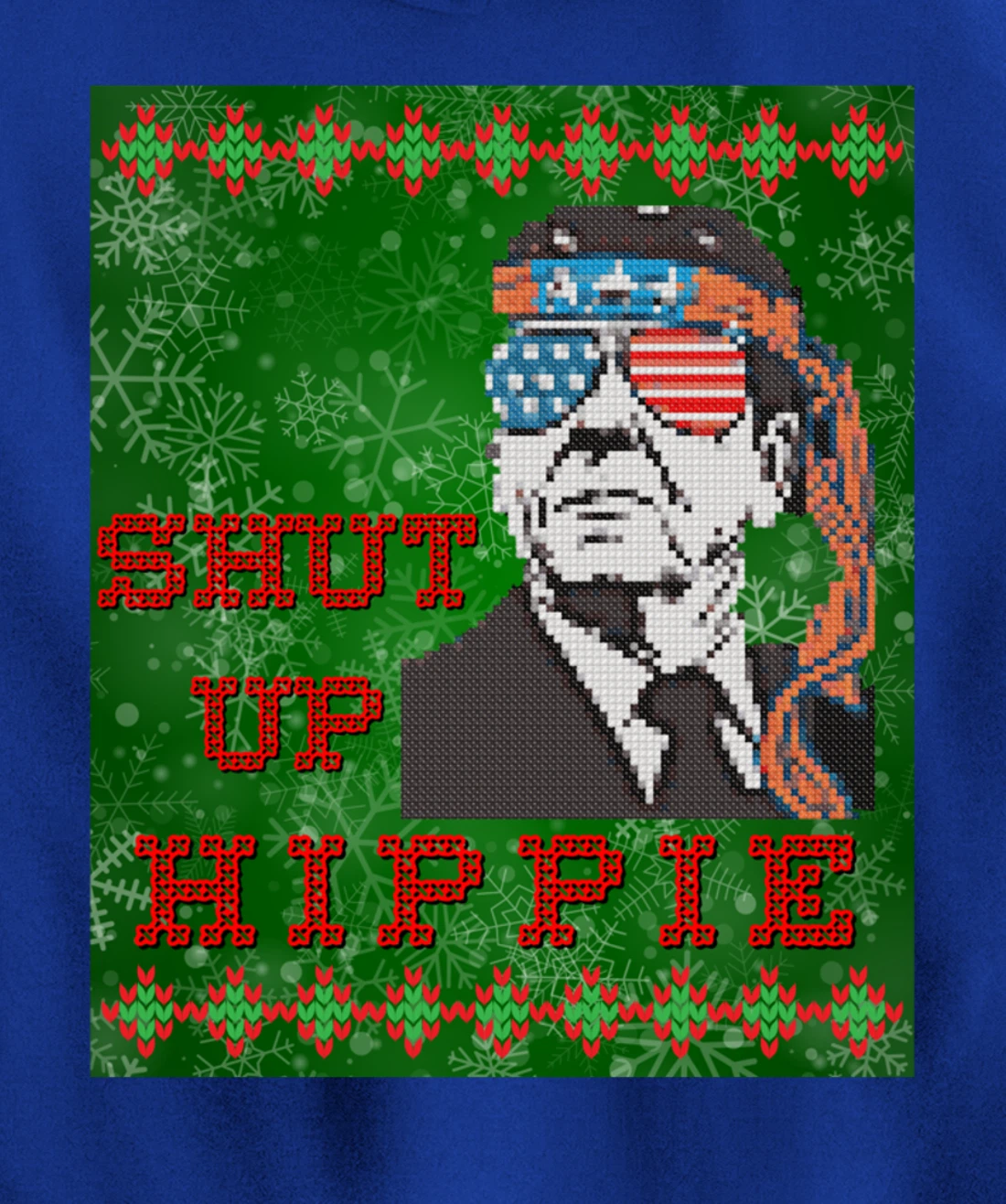 Christmas Biden Funny Republican Political Sarcasm Trump Pullover Hoodie