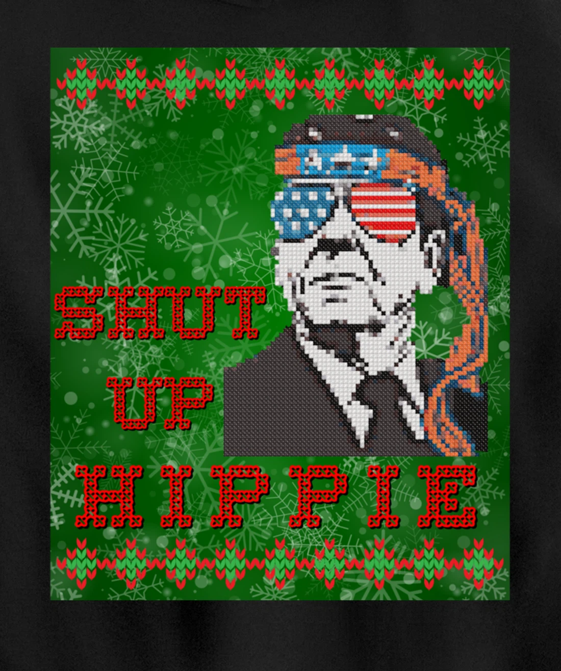 Christmas Biden Funny Republican Political Sarcasm Trump Pullover Hoodie