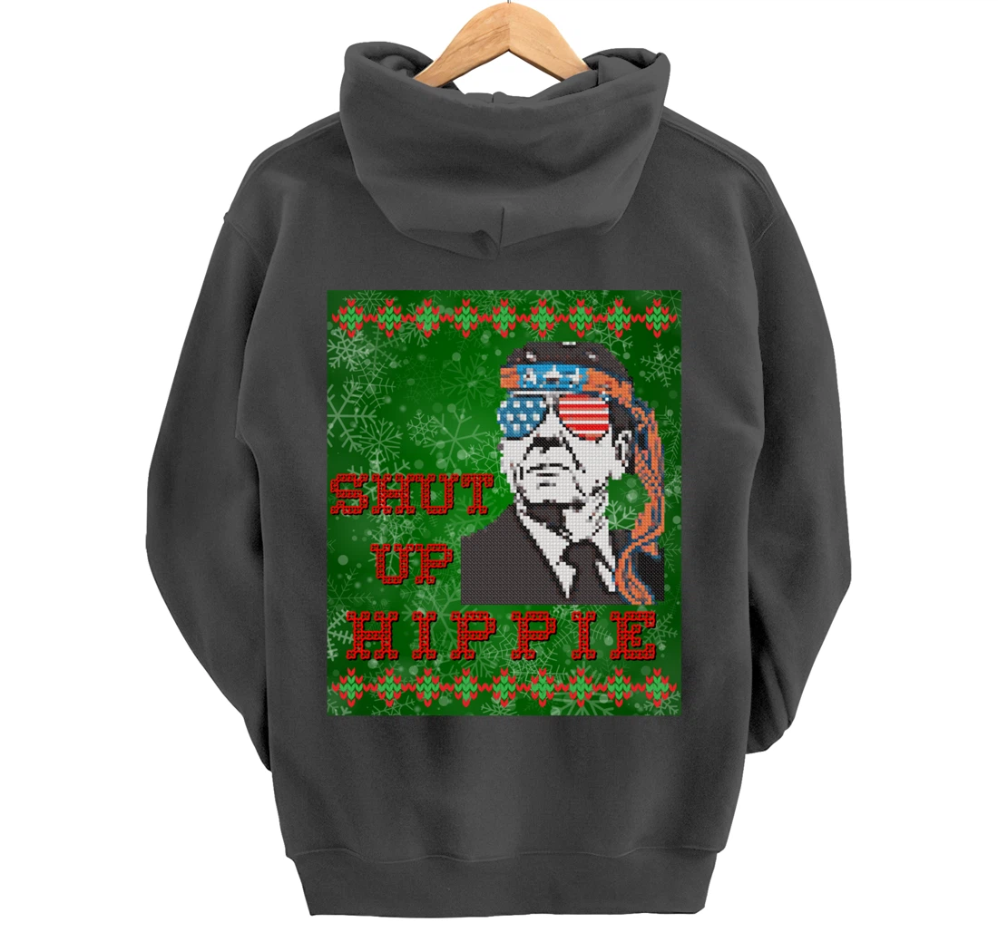 Christmas Biden Funny Republican Political Sarcasm Trump Pullover Hoodie