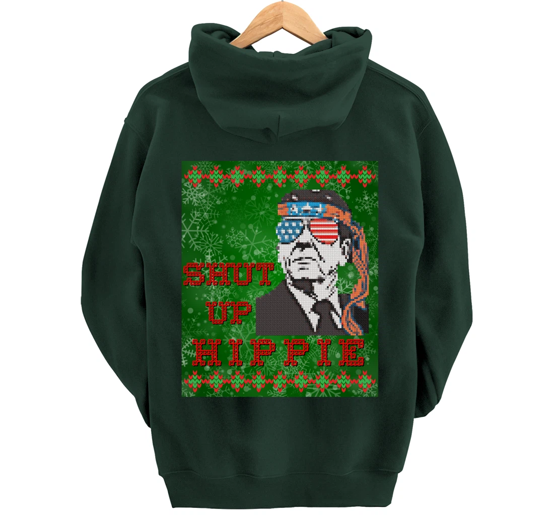 Christmas Biden Funny Republican Political Sarcasm Trump Pullover Hoodie